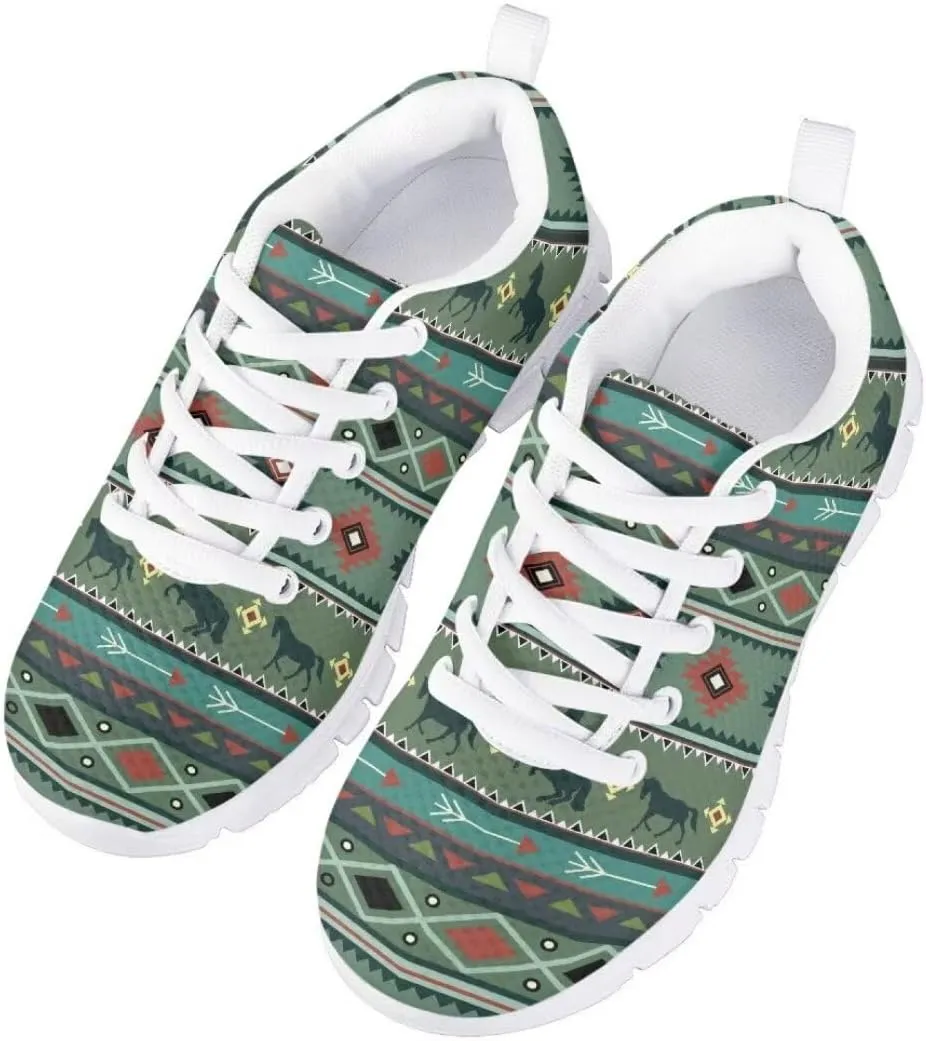 Pinupub Kids Sneakers for Boys Girls Non Slip Tie Lace Running Athletic Tennis Sports Shoes