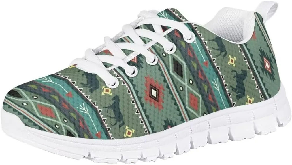 Pinupub Kids Sneakers for Boys Girls Non Slip Tie Lace Running Athletic Tennis Sports Shoes