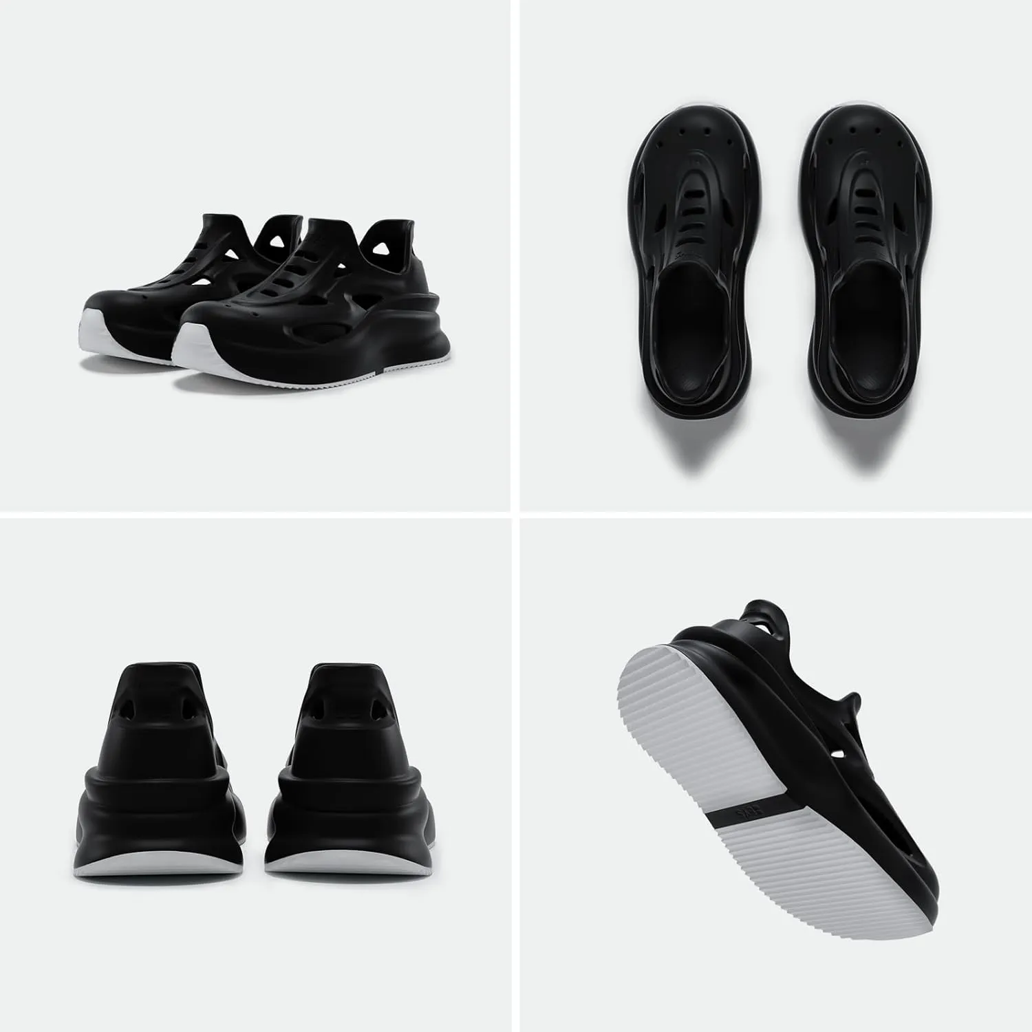 Platform Clogs for Women Men EVA Sneakers Slip on Cushioned Shoes Wilderness Camping and Hiking Shoes Outdoor Beach Sandals Unisex