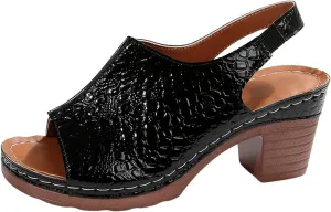Platform Sandals for Women Wide Width Chunky Heel Comfort Cushion Summer Outdoor Womens Shoes Casual Shoes