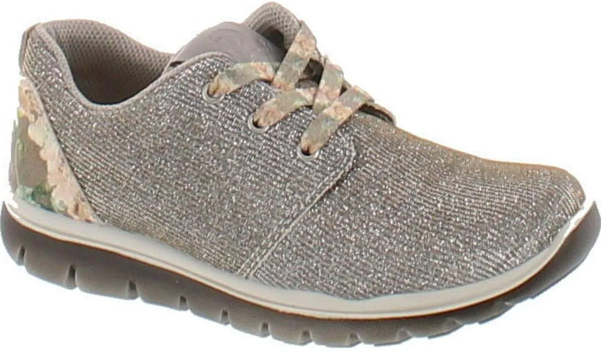 Primigi Girls Maty Designer Fashion Glitz Lace Up Sneakers