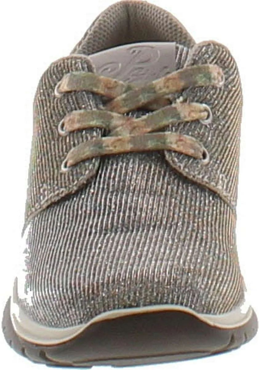 Primigi Girls Maty Designer Fashion Glitz Lace Up Sneakers