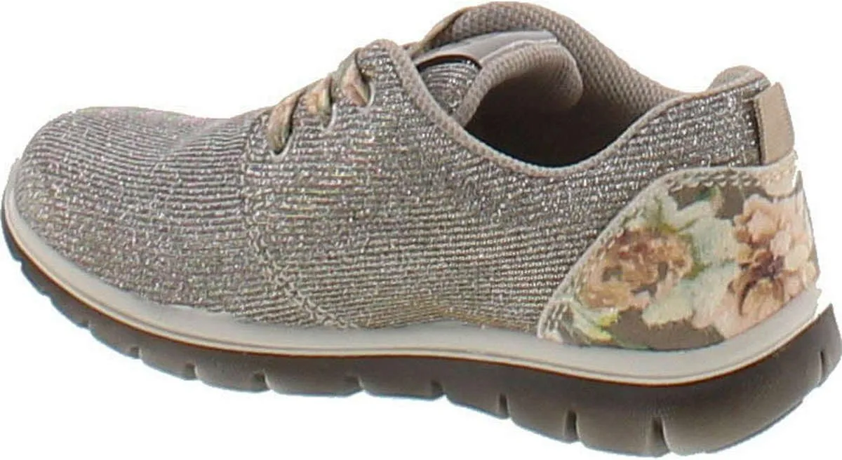 Primigi Girls Maty Designer Fashion Glitz Lace Up Sneakers