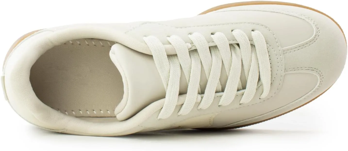 RF ROOM OF FASHION Women's Casual Low Top Trendy Fashion Sneakers Flats