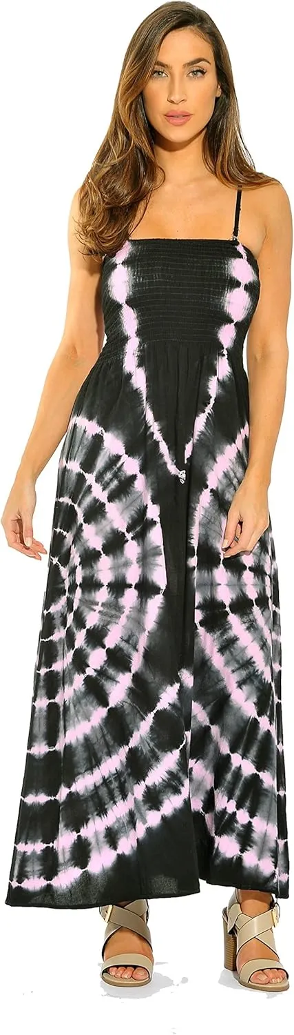 Riviera Sun Rasta Maxi Summer Dress for Women Long Sundress with Removable Straps