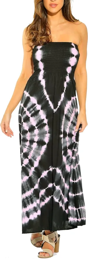 Riviera Sun Rasta Maxi Summer Dress for Women Long Sundress with Removable Straps