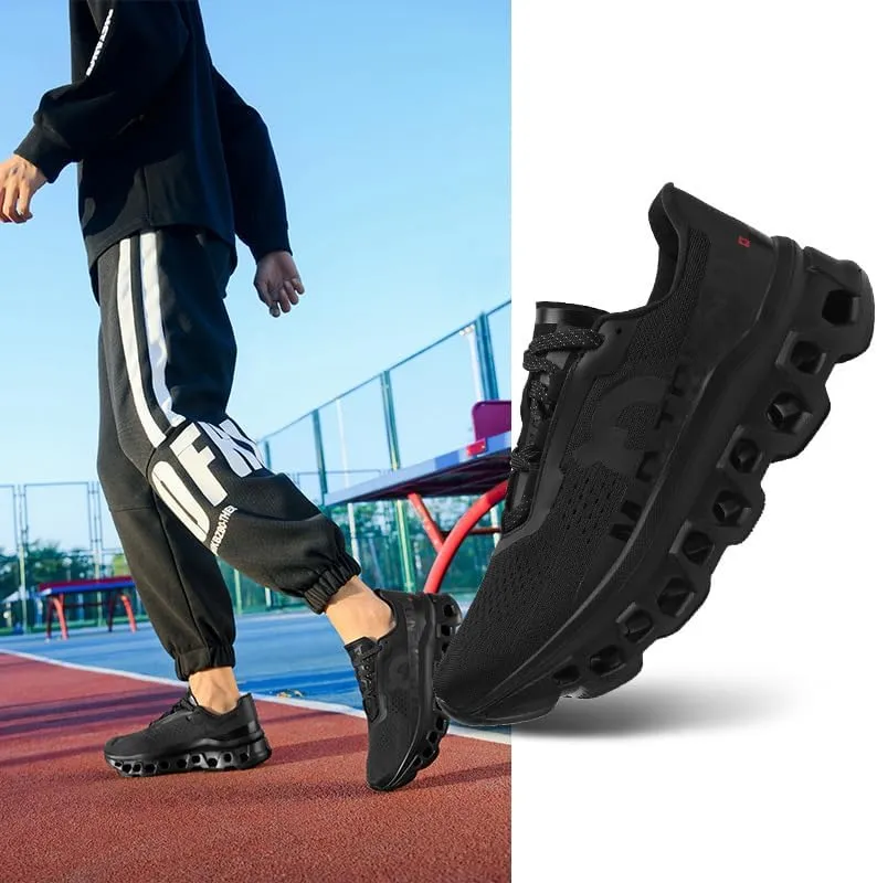 Running Shoes for Men Wide Toe 2024 Trendy Casual Jogging Sneaker Men's Impact-Absorbing Road Running Trainers Comfortable Lightweight Breathable Mesh Walking Tennis Athletic Shoes