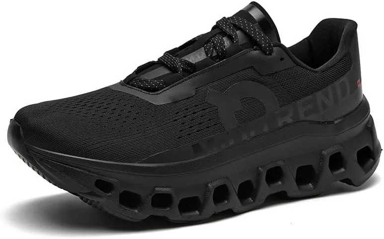 Running Shoes for Men Wide Toe 2024 Trendy Casual Jogging Sneaker Men's Impact-Absorbing Road Running Trainers Comfortable Lightweight Breathable Mesh Walking Tennis Athletic Shoes