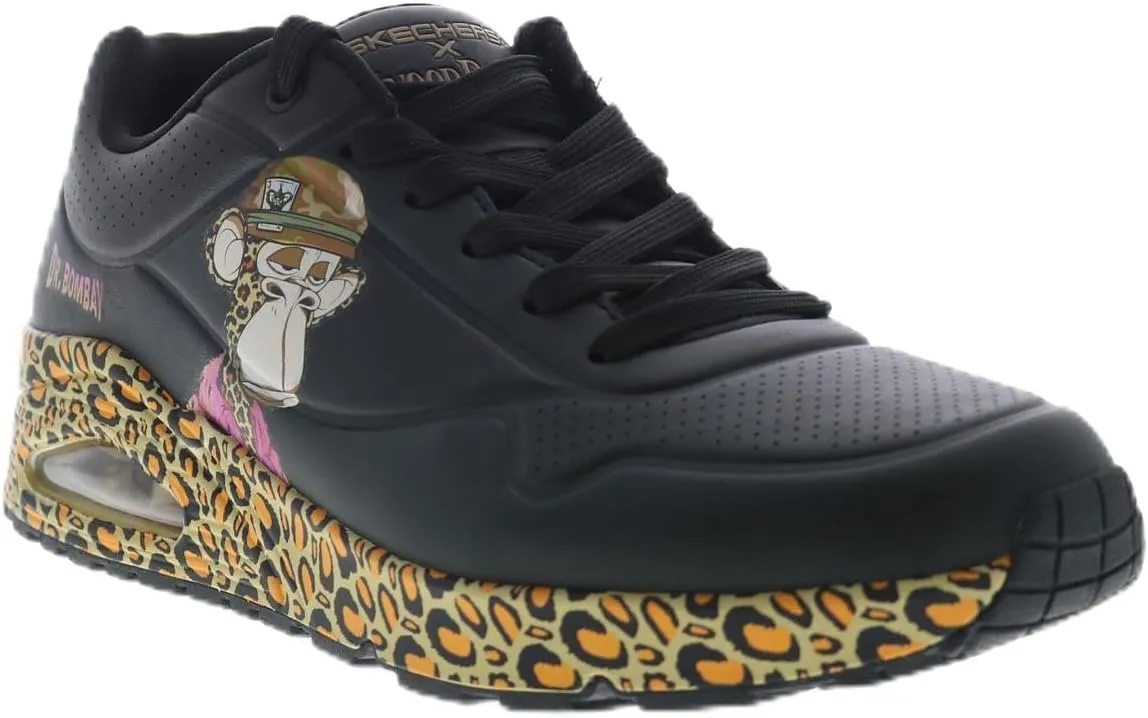 Skechers Mens Uno Dr. Bombay Snoop Dogg Black Lifestyle Sneakers Shoes 10