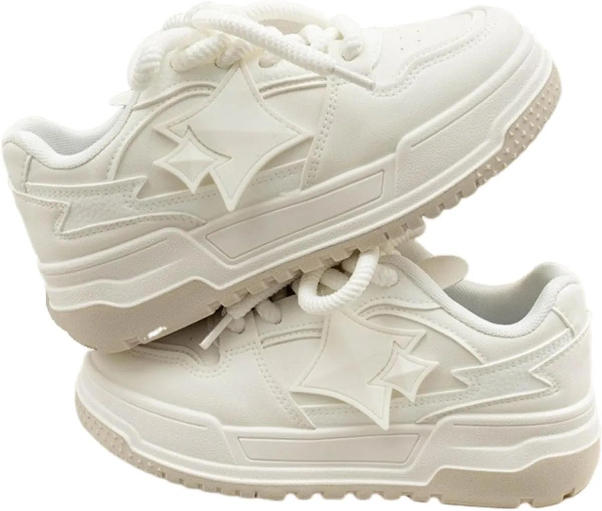 Star Shoes Walking Sneakers for Women Y2k Platform Shoes for Women Spring Summer Vacation