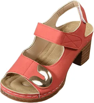 SuanlaTDS Women's Chunky Block Heels Sandals Comfortable Platform Summer Open Toe Ankle Strap Slingback Walking Dress Shoes 2025 Dressy Casual Outdoor High Heeled Sandal for Beach Vacation