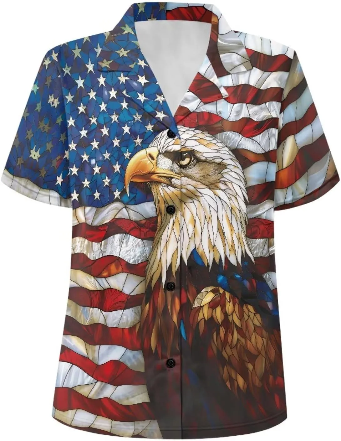 Summer Shirt for Women Casual Trendy Fashion Loose Fit Tunic Tops
