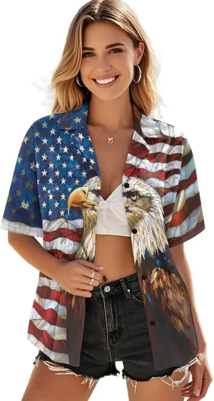 Summer Shirt for Women Casual Trendy Fashion Loose Fit Tunic Tops