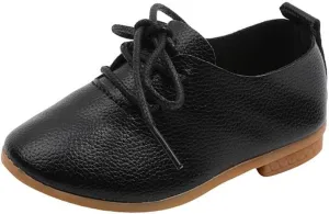 Toddler Little Girl's Boy's British Style Lace Up Saddle Shoes Casual Oxfords Flats