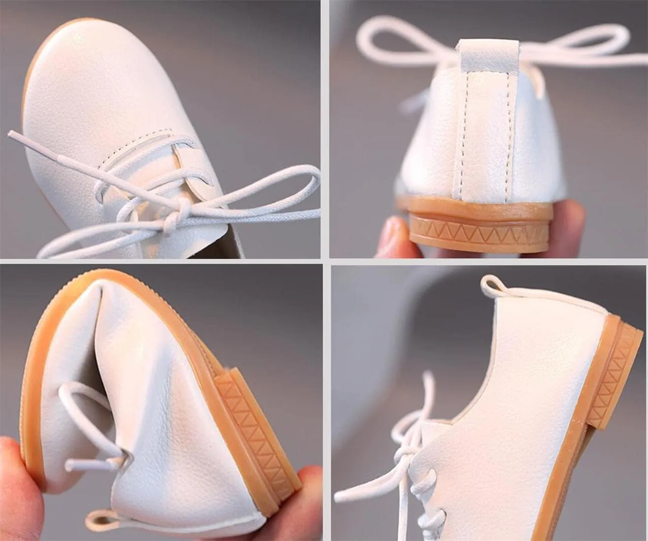 Toddler Little Girl's Boy's British Style Lace Up Saddle Shoes Casual Oxfords Flats