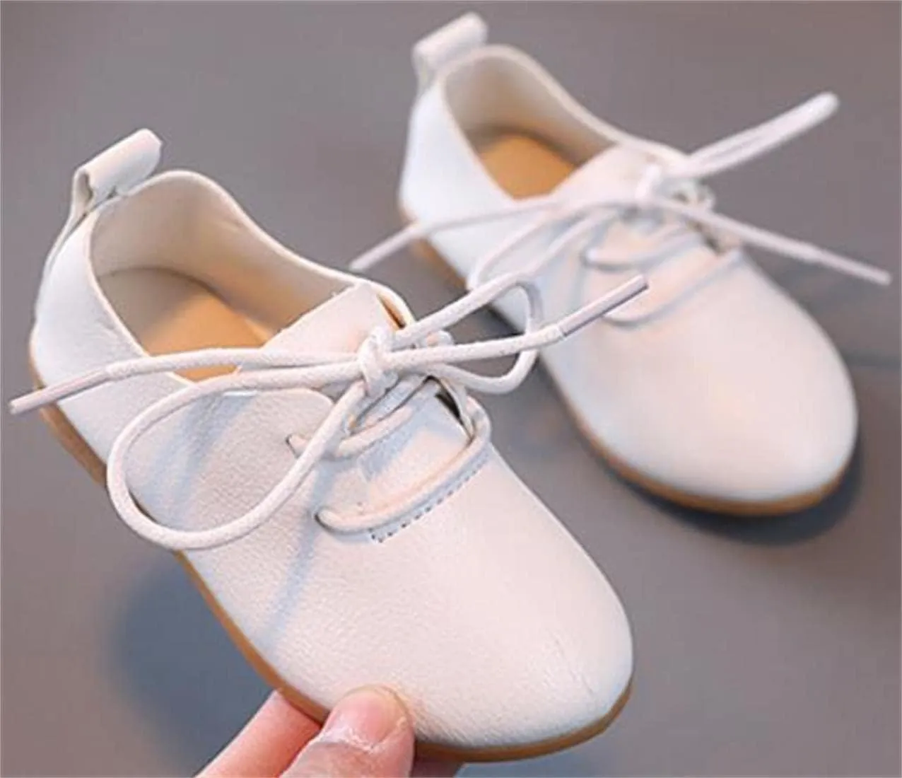 Toddler Little Girl's Boy's British Style Lace Up Saddle Shoes Casual Oxfords Flats