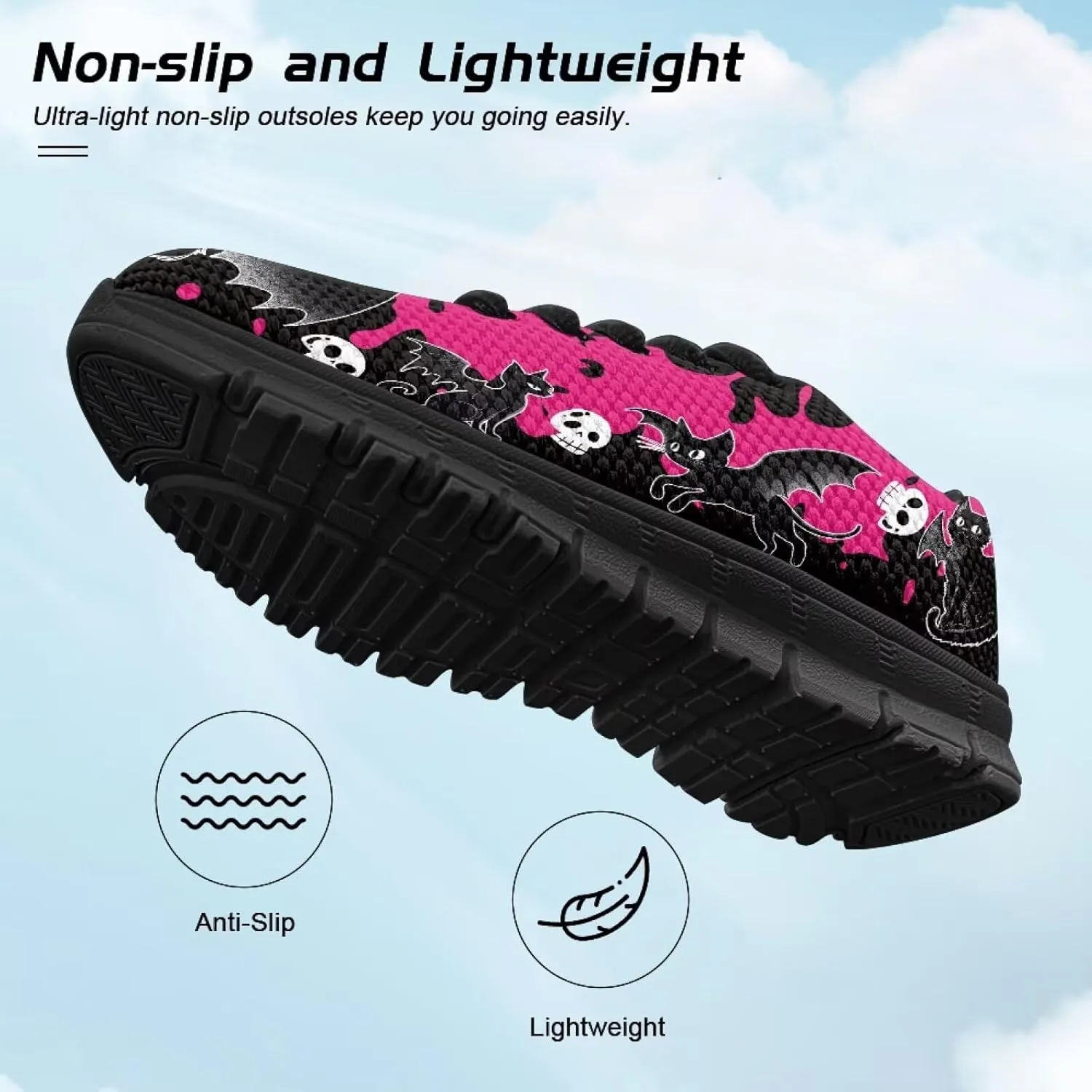 Trendy Girls Running Shoes Cartoon Animals Sneakers Kids Athletic Shoes