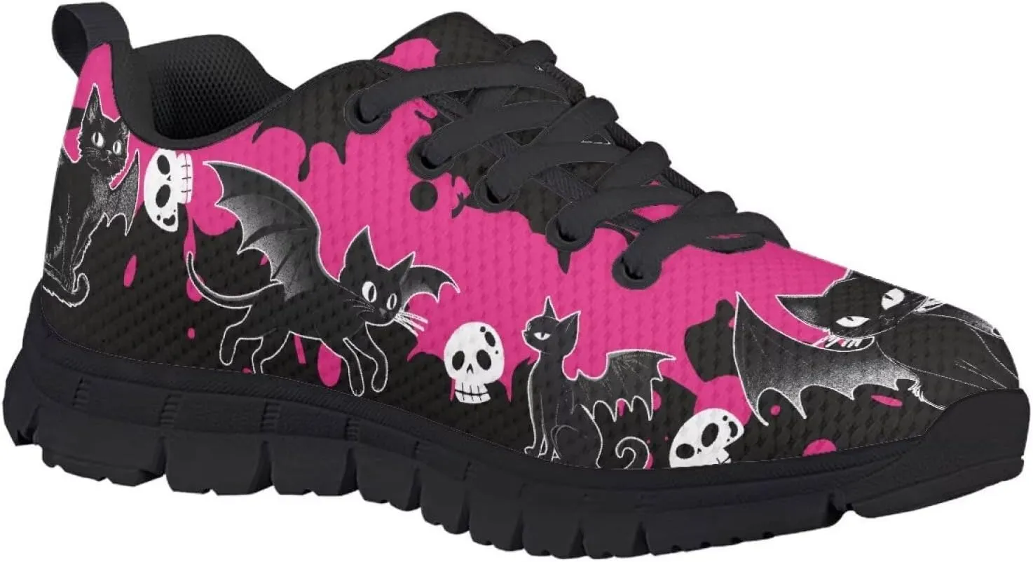 Trendy Girls Running Shoes Cartoon Animals Sneakers Kids Athletic Shoes