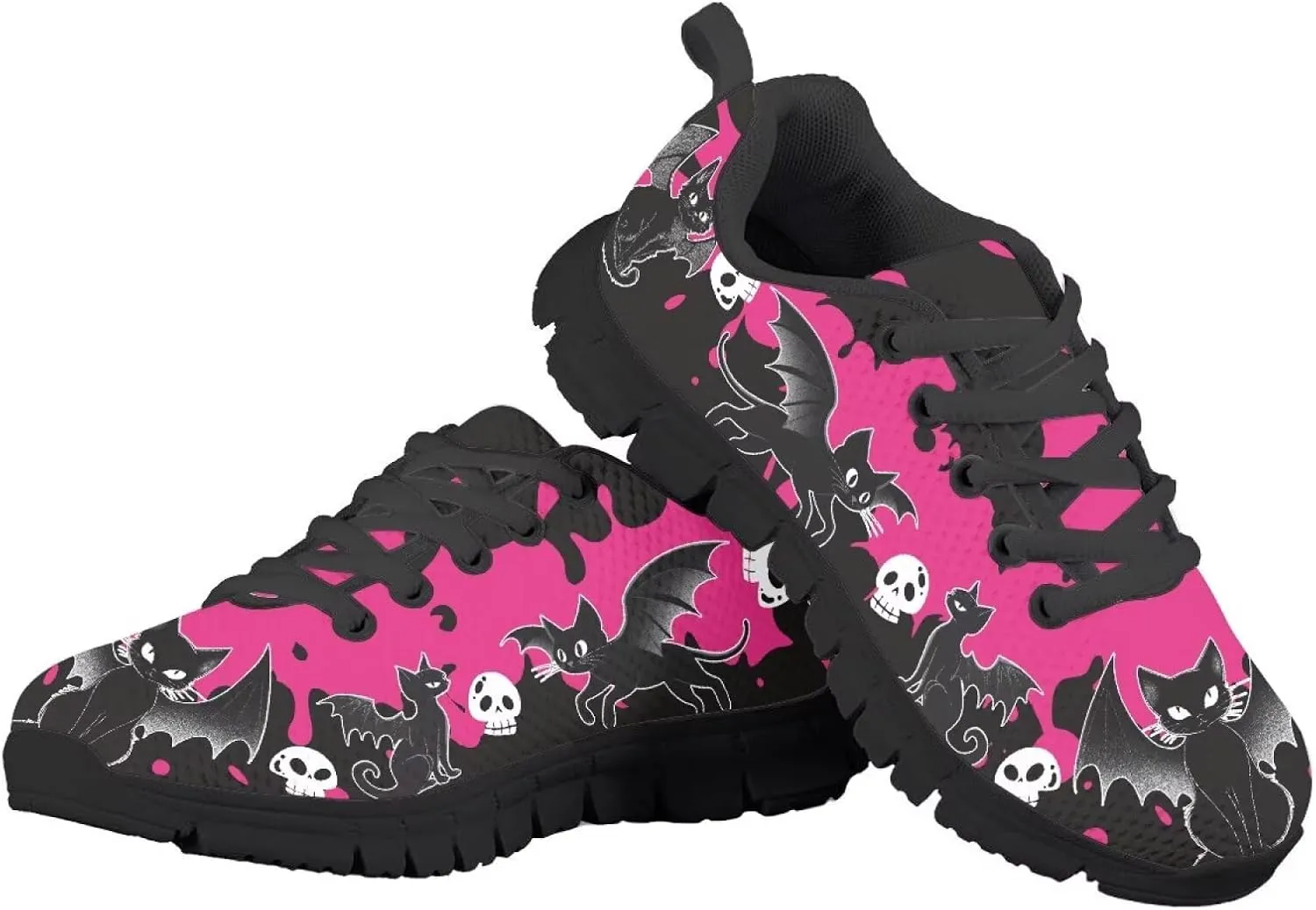 Trendy Girls Running Shoes Cartoon Animals Sneakers Kids Athletic Shoes
