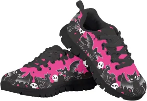 Trendy Girls Running Shoes Cartoon Animals Sneakers Kids Athletic Shoes