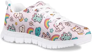 Trendy Girls Running Shoes Cute Sneakers for Kids School Athletic Shoes