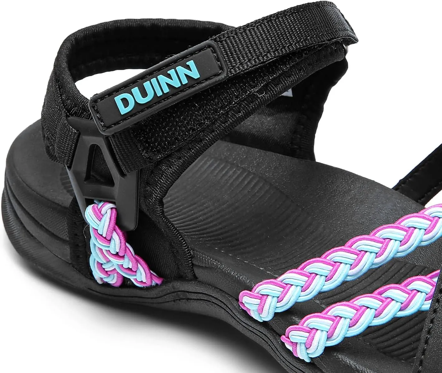 UBFEN Womens Hiking Sandals Sport Sandals Straps with Adjustable Hooks Arch Support Beach Vacation Casual Camping