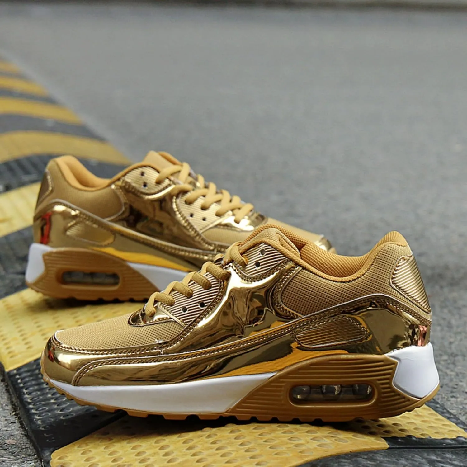 Unisex Fashion Sneakers - Trendy Design,Comfortable Fit, Mesh - Fabric SplicedUpper for Casual and