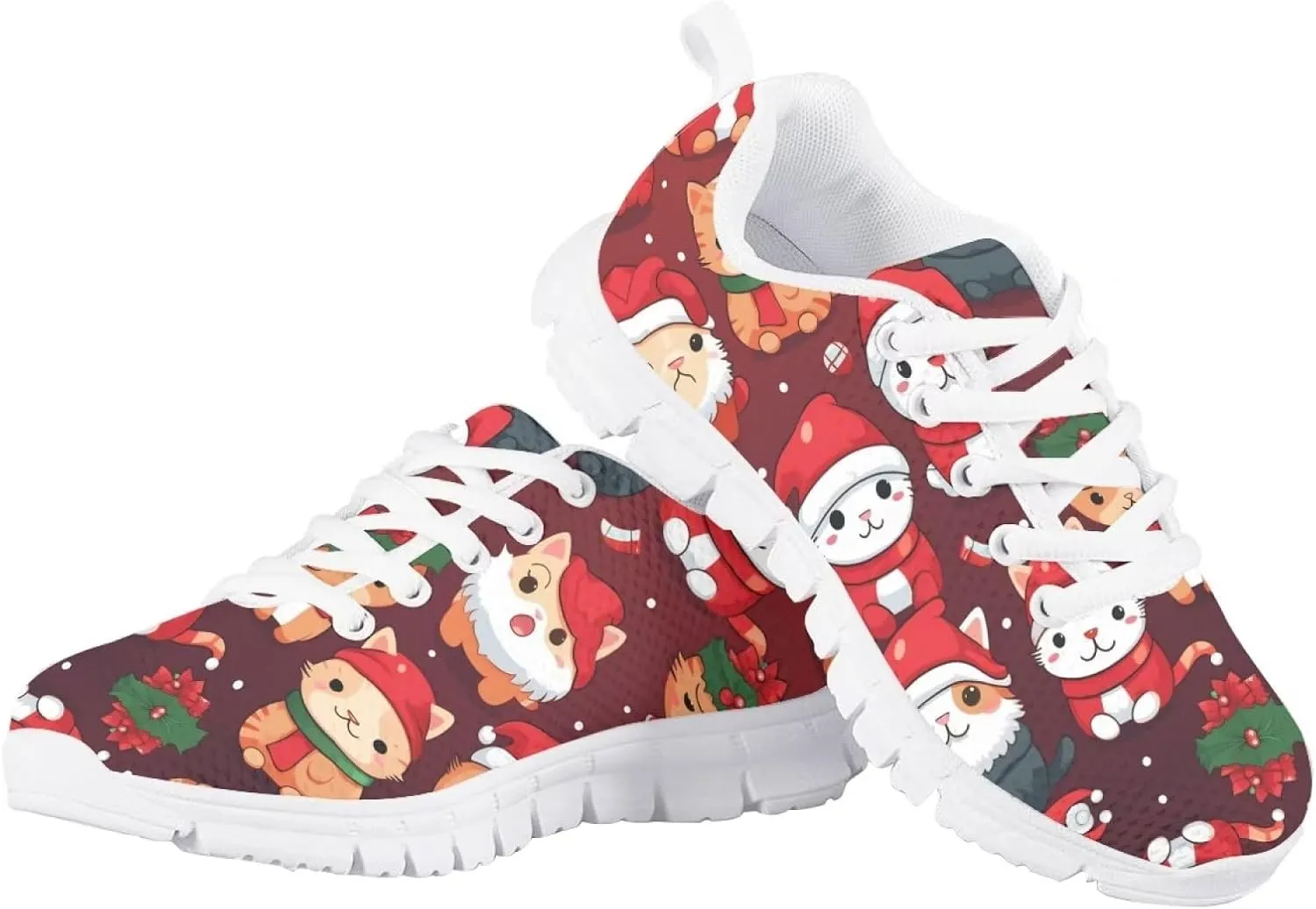 Uourmeti School Sneakers for Girls Boys Kids Running Tennis Shoes Lace Up