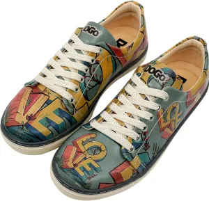 Vegan Leather Sneakers for Women - Handmade and Unique Design Fashion Sneakers for Women