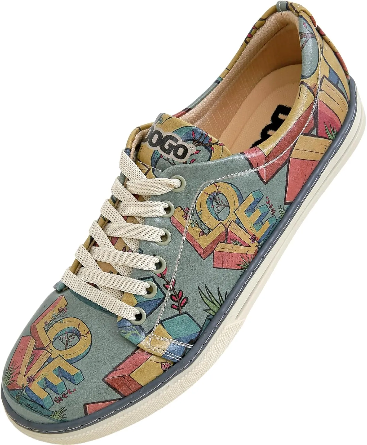 Vegan Leather Sneakers for Women - Handmade and Unique Design Fashion Sneakers for Women