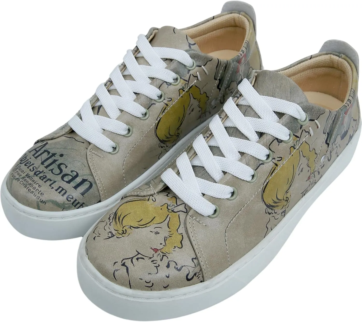 Vegan Leather Sneakers for Women - Handmade and Unique Fashion Sneakers for Women