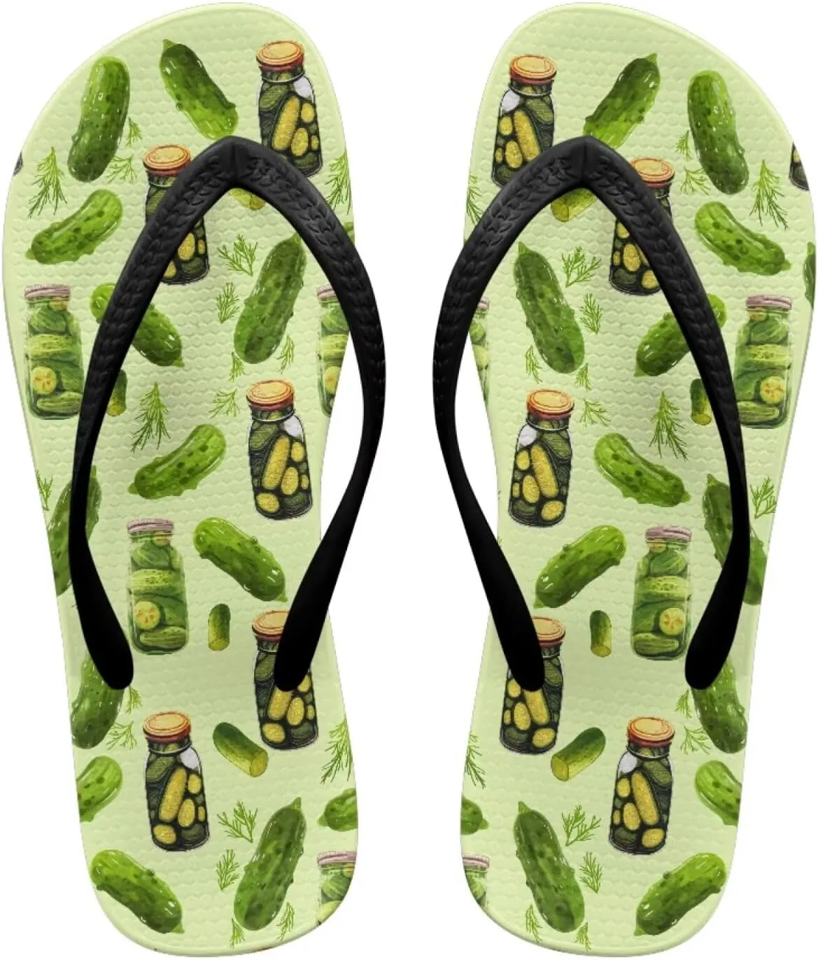 Walking Flip Flops Flat Sandal Yoga Mat Summer Beach Shoe Thong Slippers for Women with Arch Support