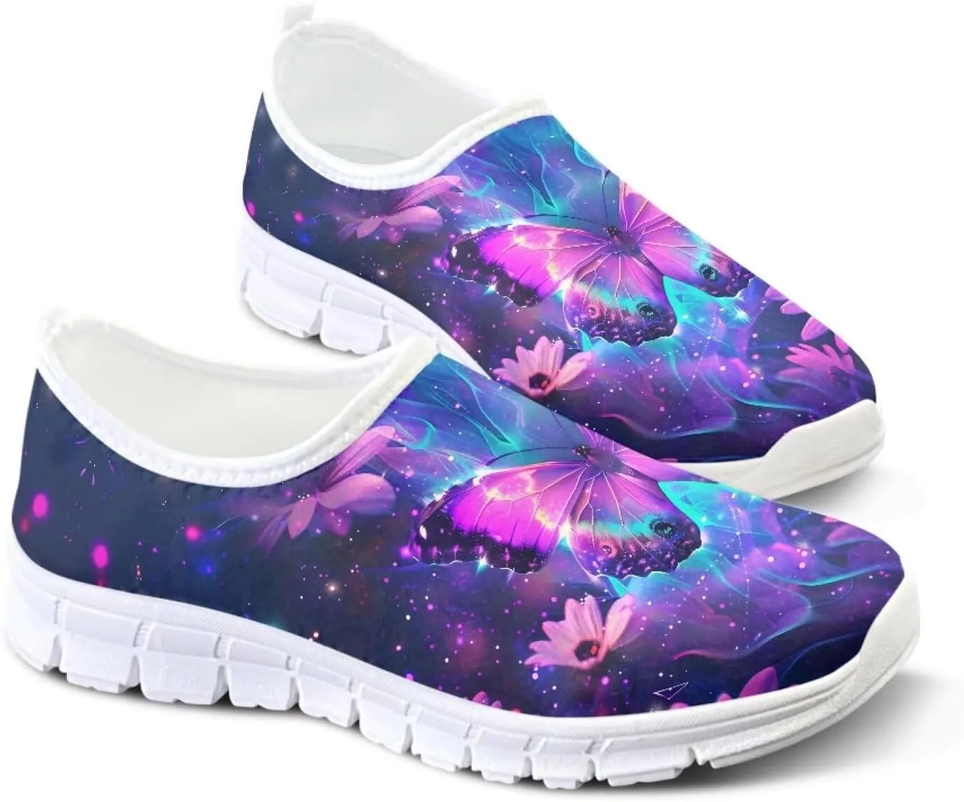 Women Slip On Sneakers Trendy Casual Shoes Womens Non Slip Walking Shoes