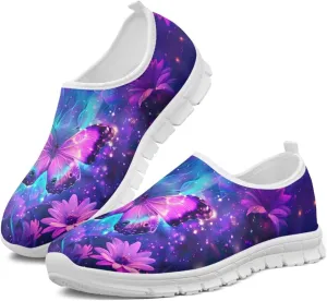 Women Slip On Sneakers Trendy Casual Shoes Womens Non Slip Walking Shoes