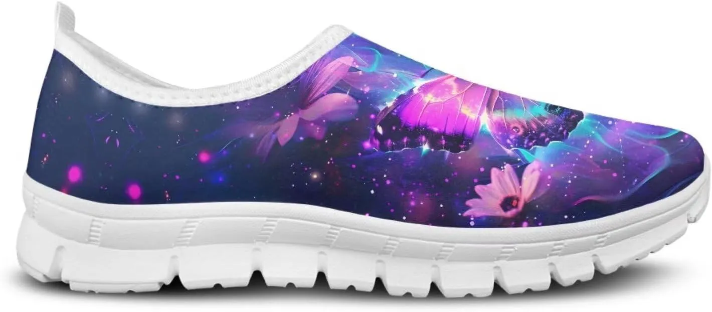 Women Slip On Sneakers Trendy Casual Shoes Womens Non Slip Walking Shoes