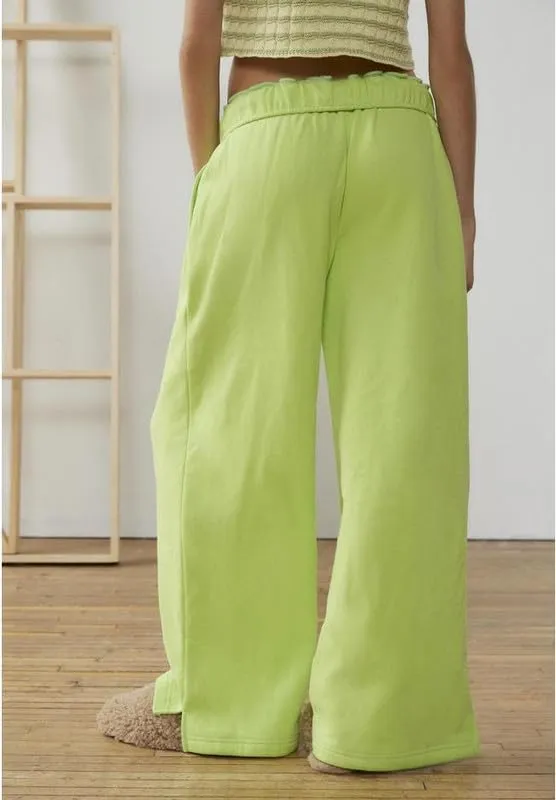Women Y2k Jogger Pants Elastic High Waist Drawstring Loose Sweatpants Wide Leg Casual Workout Trousers Streetwear