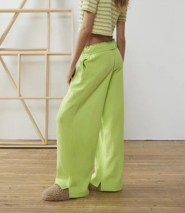 Women Y2k Jogger Pants Elastic High Waist Drawstring Loose Sweatpants Wide Leg Casual Workout Trousers Streetwear