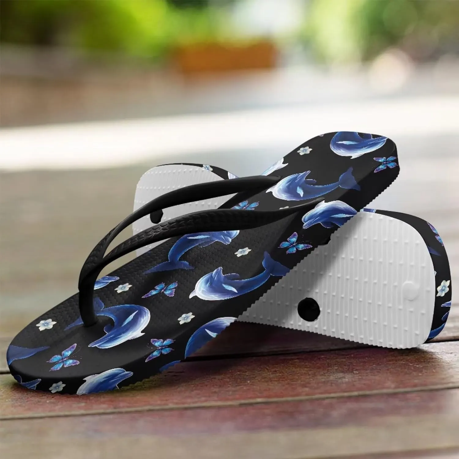 Women's Beach Pool Flip Flops Waterproof Walking Thong Sandals Slippers Summer Outdoor Indoor Shoes