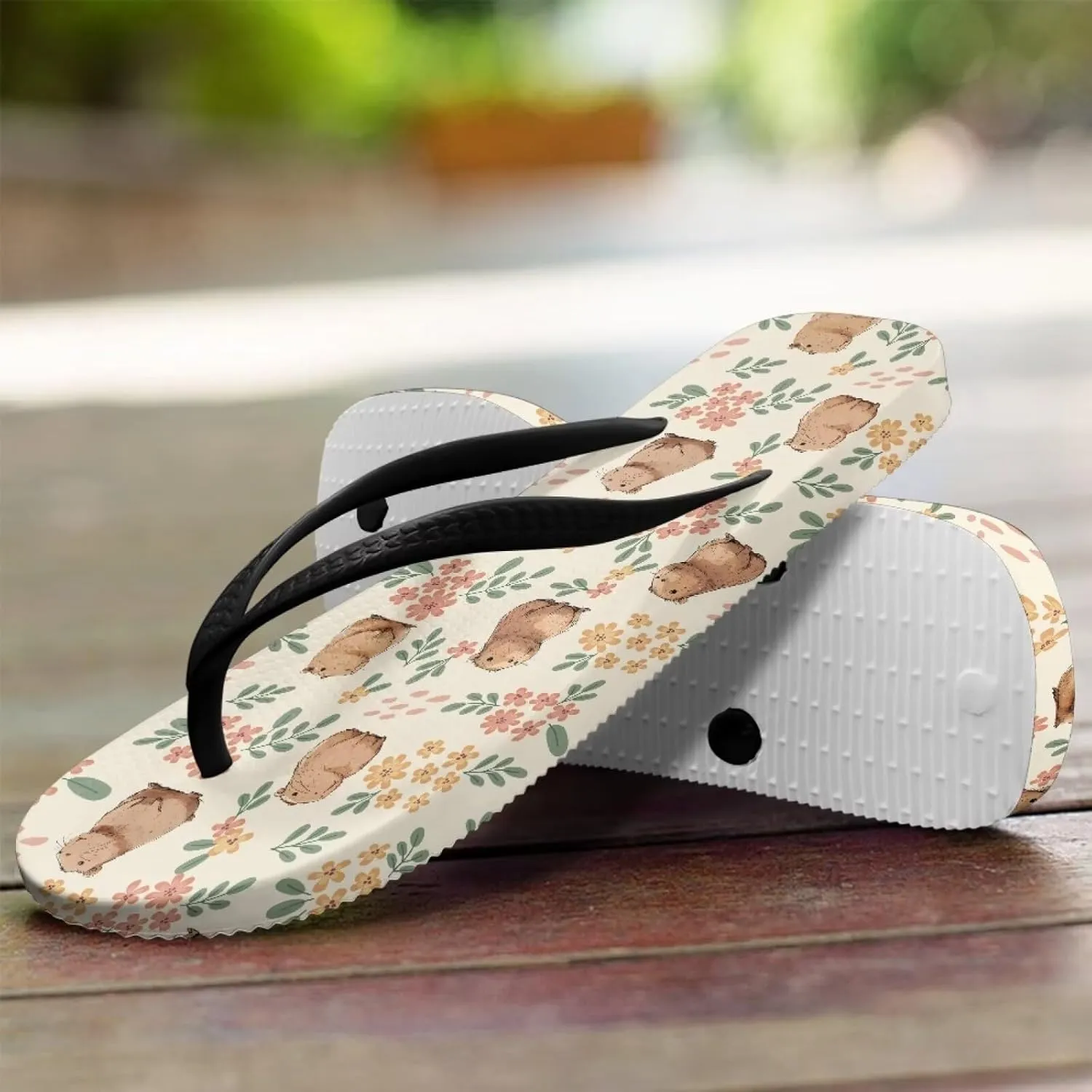 Women's Beach Pool Flip Flops Waterproof Walking Thong Sandals Slippers Summer Outdoor Indoor Shoes