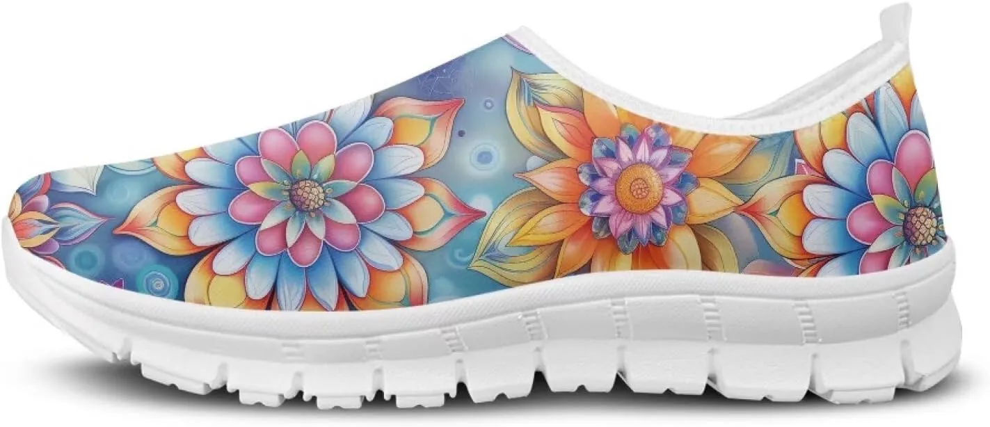 Womens Slip On Sneakers Trendy Casual Shoes for Women Non Slip Work Shoes