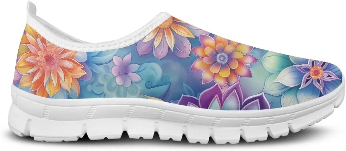 Womens Slip On Sneakers Trendy Casual Shoes for Women Non Slip Work Shoes