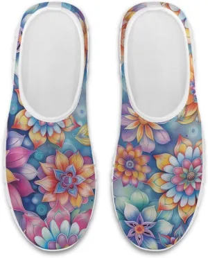 Womens Slip On Sneakers Trendy Casual Shoes for Women Non Slip Work Shoes