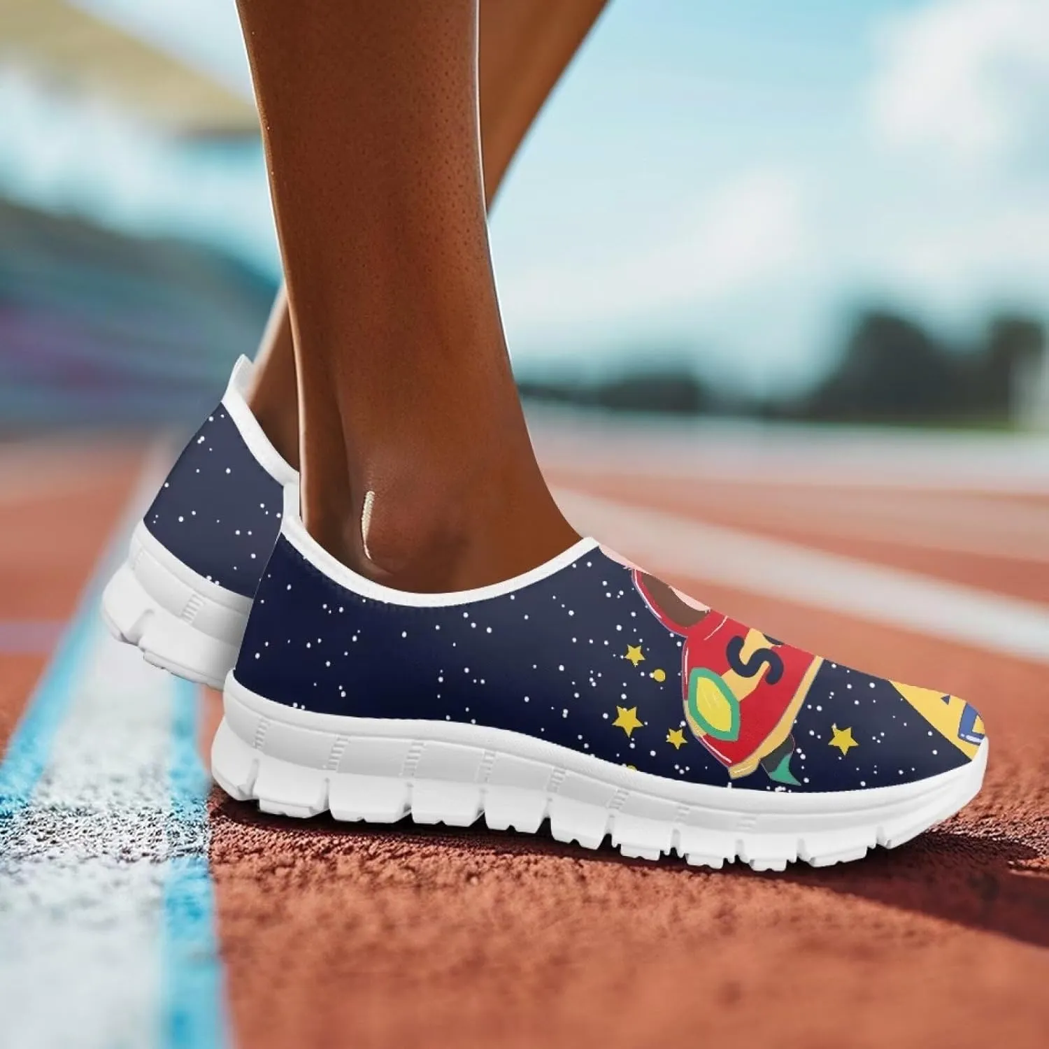 Women's Sneaker Casual Low Top Outdoor Walking Sneaker Soft Lightweight Breathable Slip On Summer Shoes for Ladies