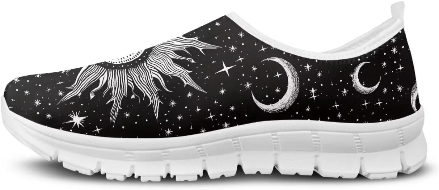 Women's Sneakers Casual Low Top Walking Sneaker Flat Breathable Slip On Soft Holiday Outdoor Shoes for Women
