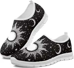 Women's Sneakers Casual Low Top Walking Sneaker Flat Breathable Slip On Soft Holiday Outdoor Shoes for Women