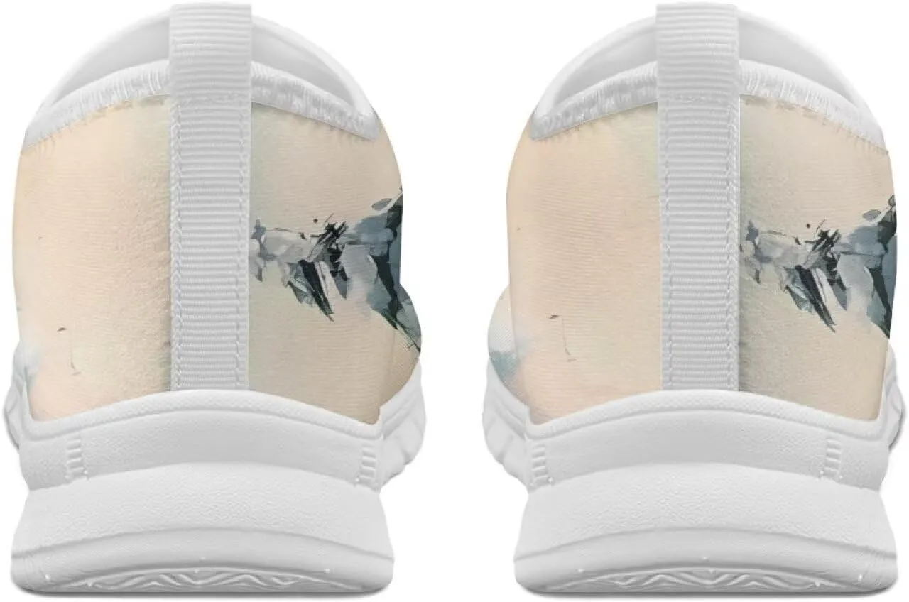 Women's Sneakers Casual Low Top Walking Sneaker Flat Breathable Soft Slip On Outdoor Lightweight Shoes for Women