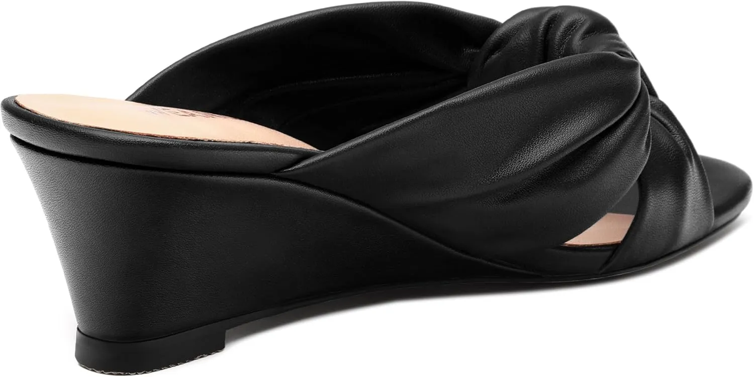 Women's Wedge Heel Sandals,Round Open Toe Slope Sandals for women,Casual Party,Dating,Vacation,Summer Must Have Sandals
